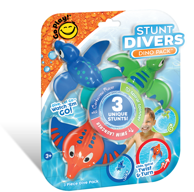 Stunt Divers Dino 3 Pack