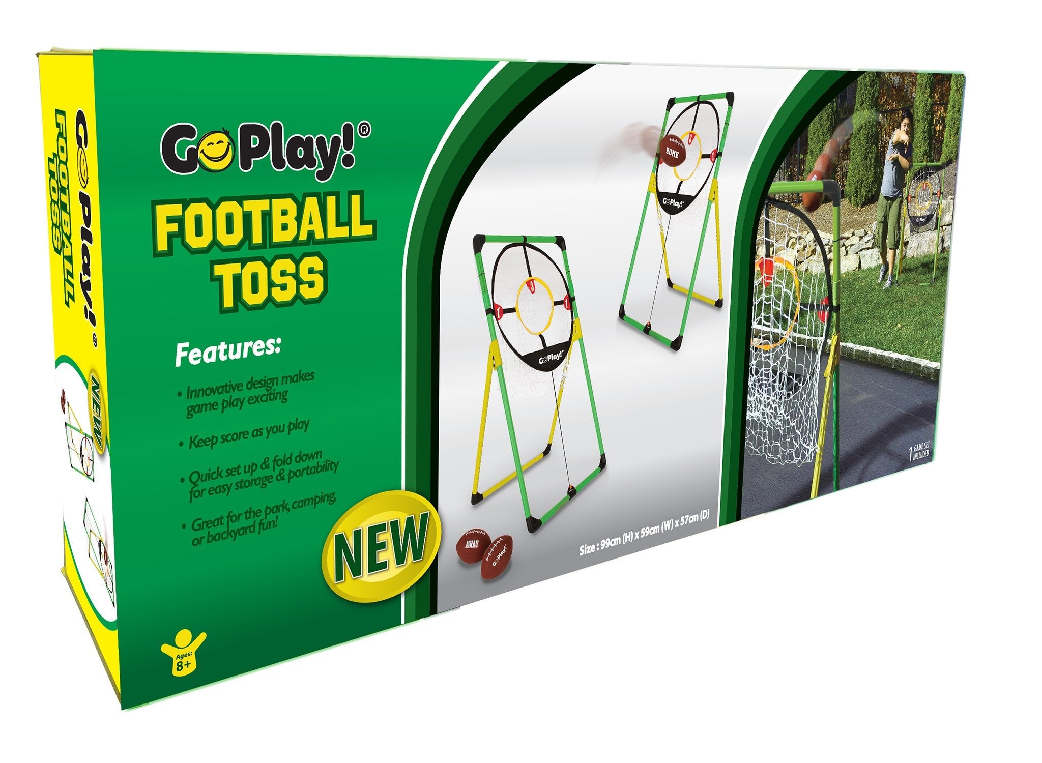 Football Toss Raffle Go Play! Football Toss