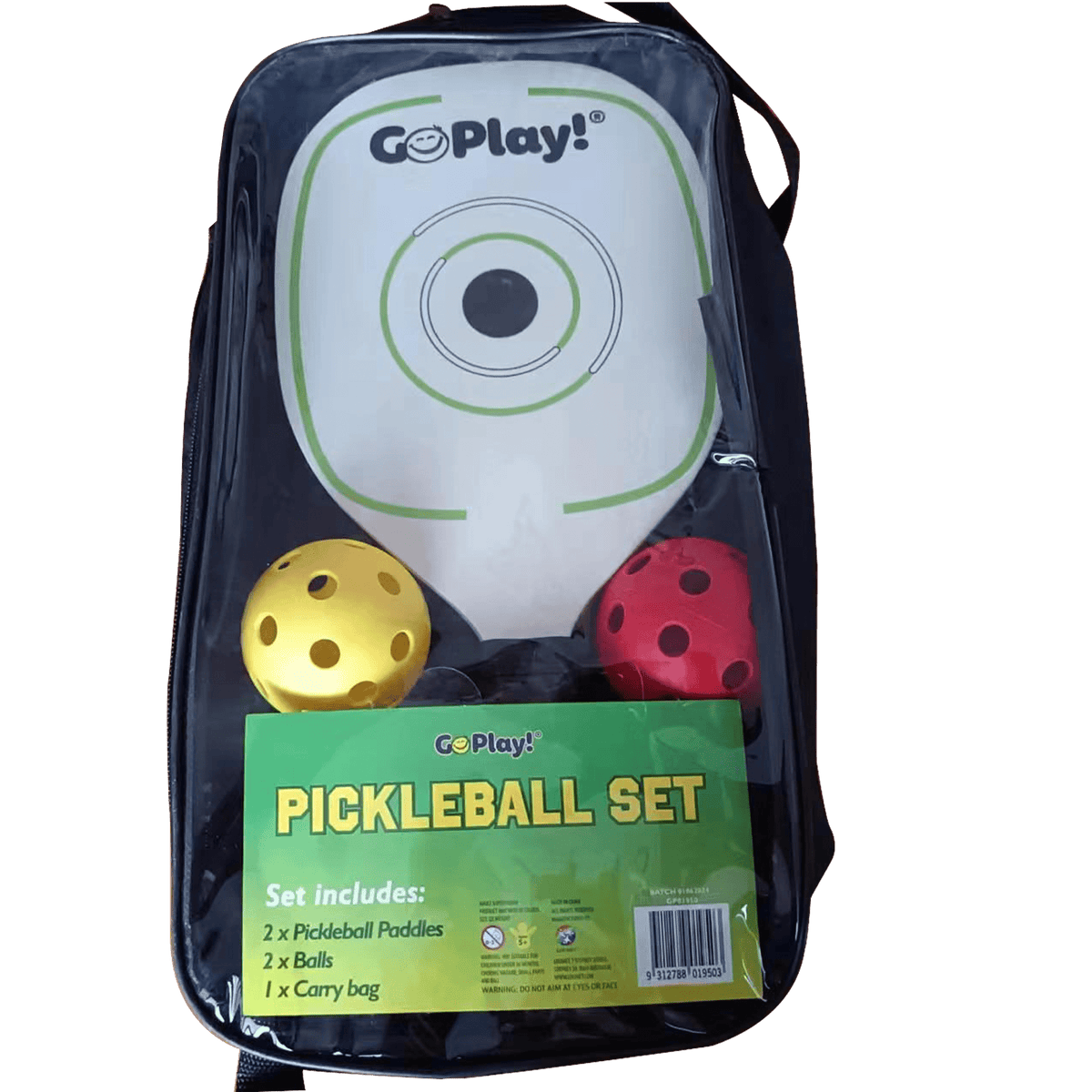 Pickleball Paddle Set - 2 player - Go Play!