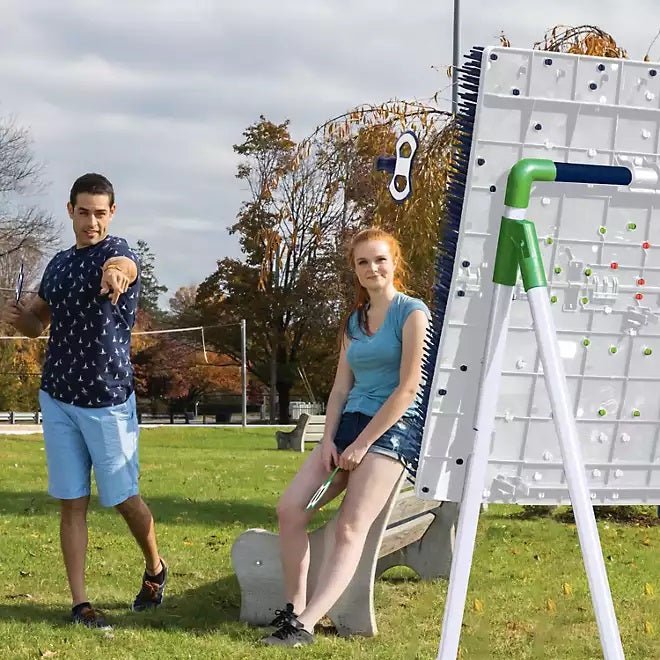 Go Play Premium Axe Throw set in use in parks