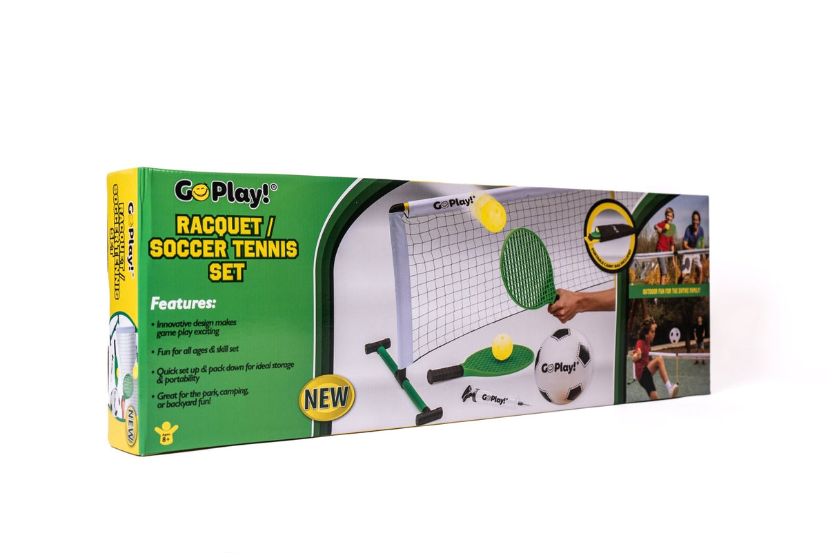 Go Play! Racquet / Soccer Tennis Set packaging