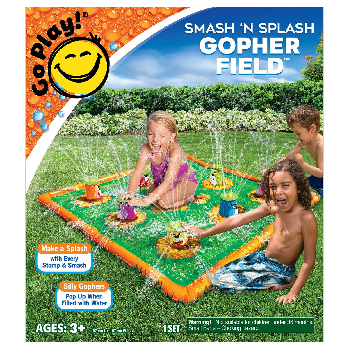 Go Play! Smash ‘N Splash Gopher Field packaging