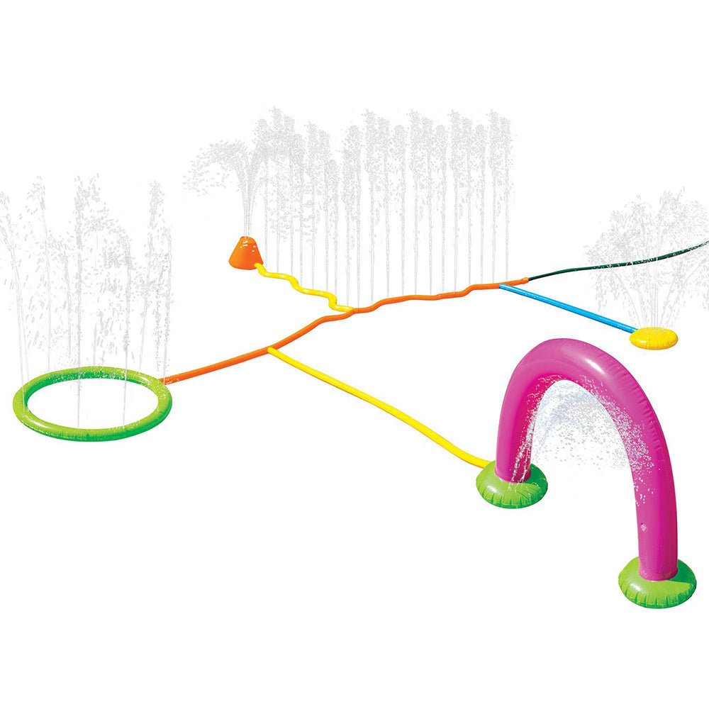  Go Play! Splash Sprinkler Water Park spraying water on white background