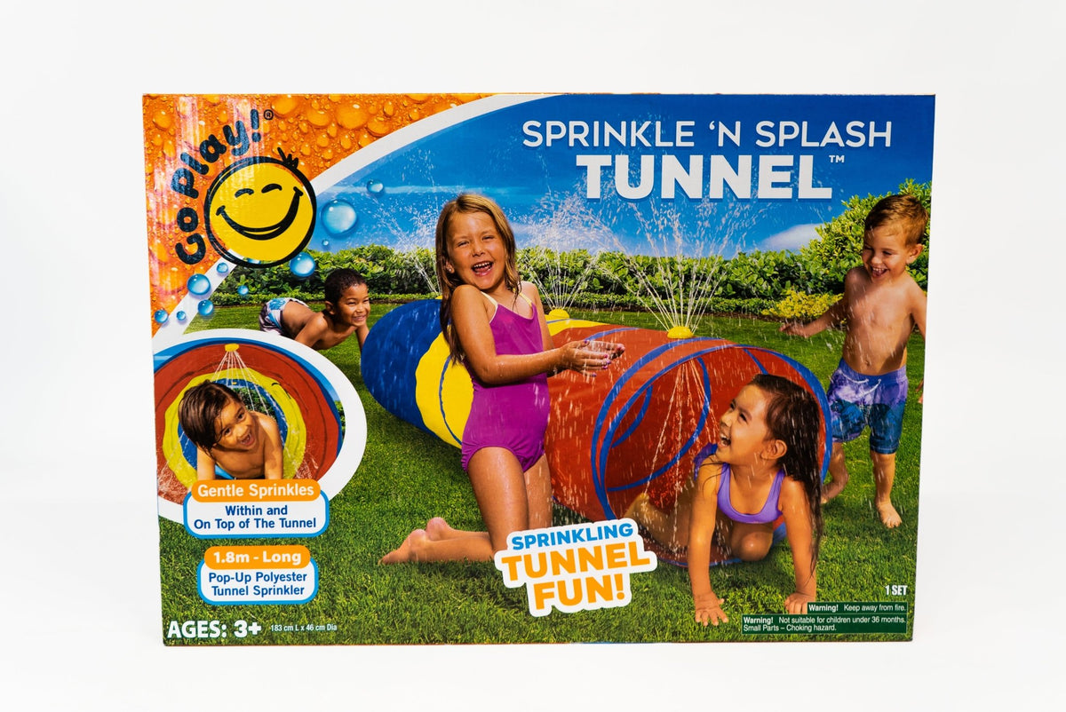 Go Play! Sprinkle & Splash Tunnel packaging